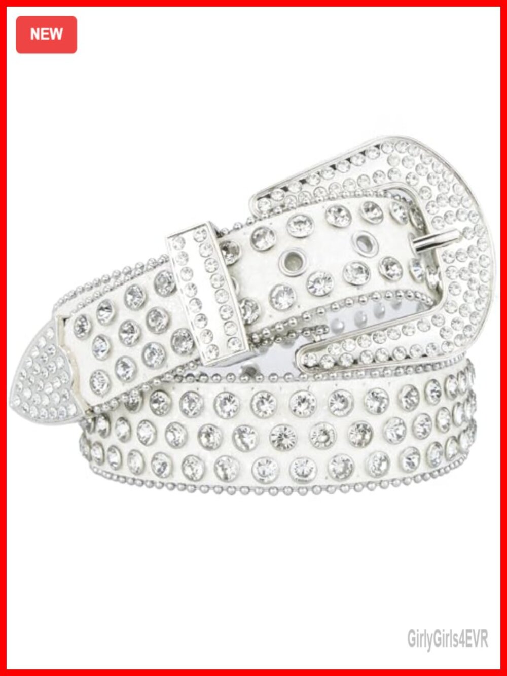 Rhinestone Western Belt Split Leather Sequin Bling Cowgirl Cowboy Belt